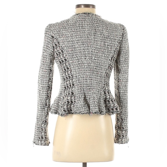 Rebecca Taylor Tweed Knit Blazer🖤🤍🖤 - Picture 2 of 9